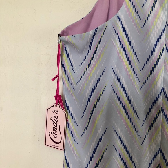 CANDIES Womens Spaghetti Straps Top Size XS Juniors Semi Sheer Lined Loose New - Picture 5 of 7